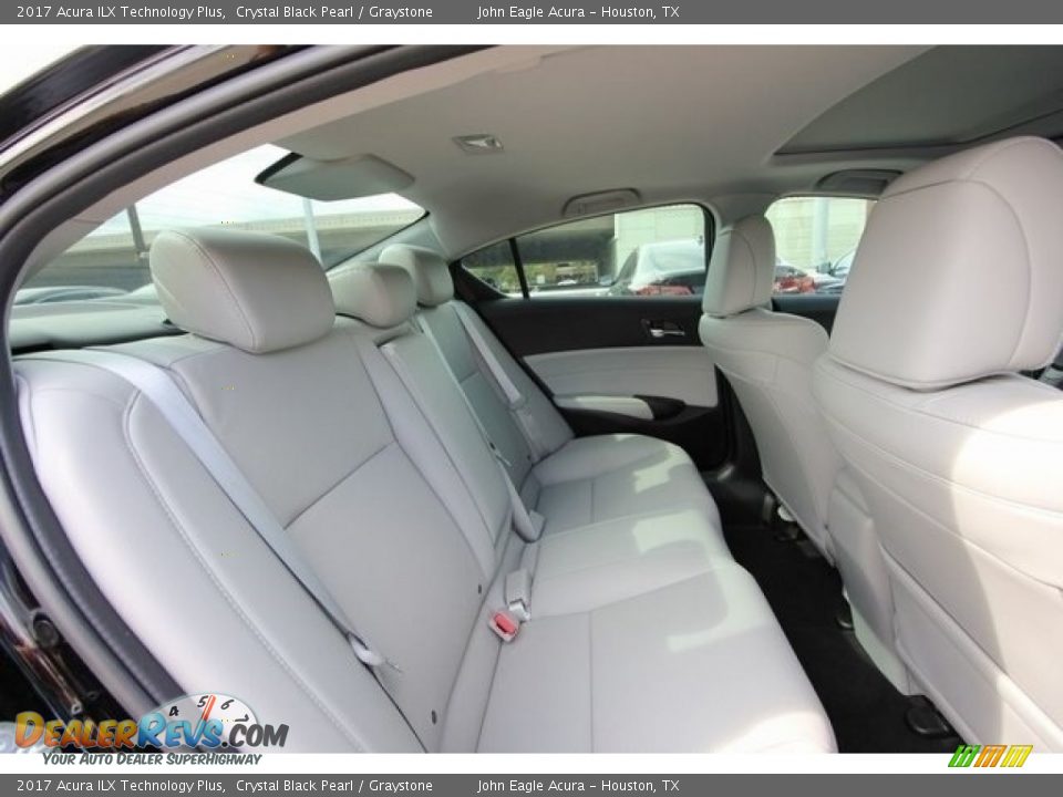 2017 Acura ILX Technology Plus Crystal Black Pearl / Graystone Photo #25