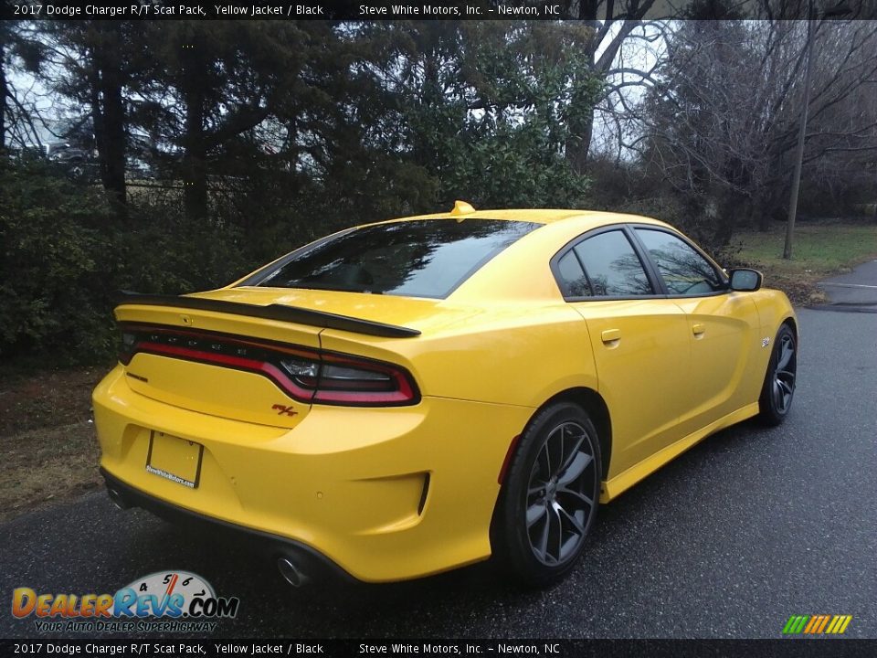 2017 Dodge Charger R/T Scat Pack Yellow Jacket / Black Photo #6