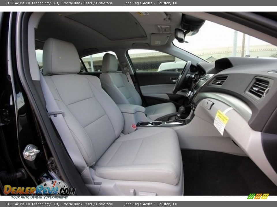 2017 Acura ILX Technology Plus Crystal Black Pearl / Graystone Photo #27