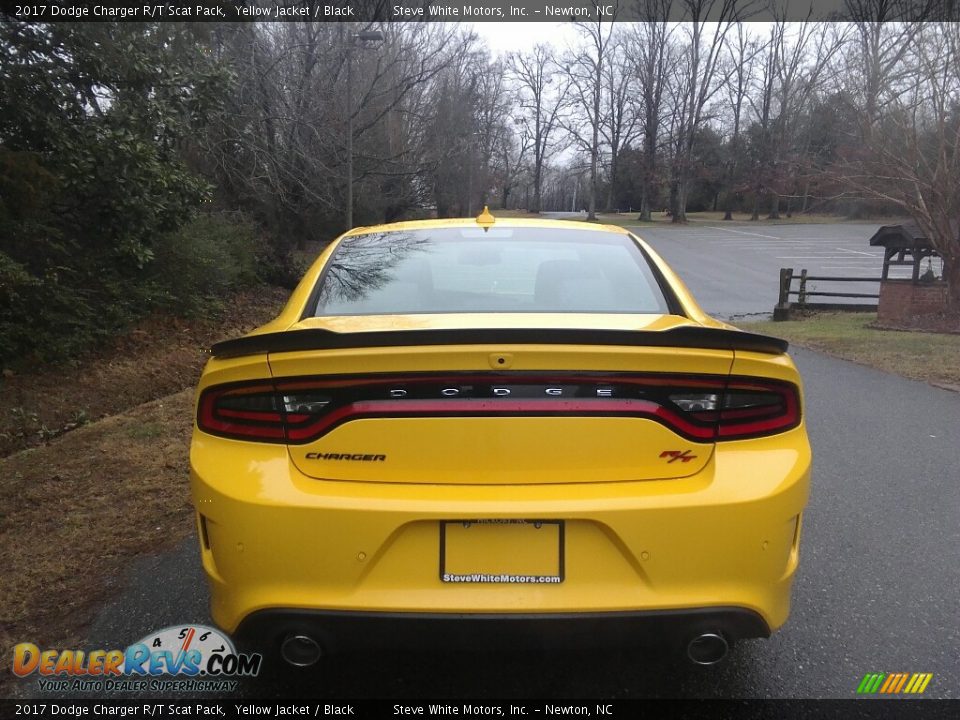 2017 Dodge Charger R/T Scat Pack Yellow Jacket / Black Photo #7