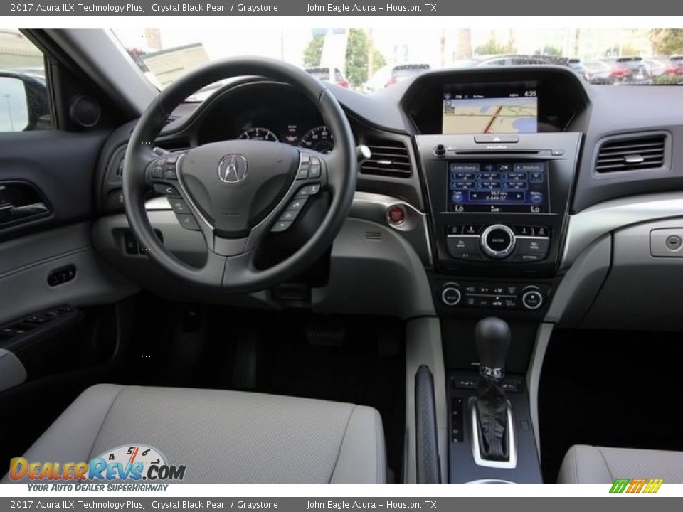 2017 Acura ILX Technology Plus Crystal Black Pearl / Graystone Photo #29