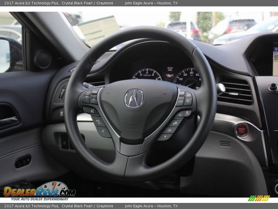 2017 Acura ILX Technology Plus Crystal Black Pearl / Graystone Photo #30