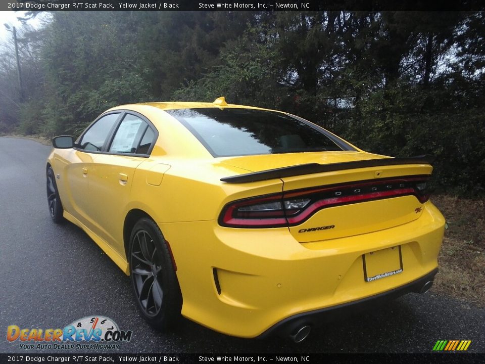 2017 Dodge Charger R/T Scat Pack Yellow Jacket / Black Photo #8
