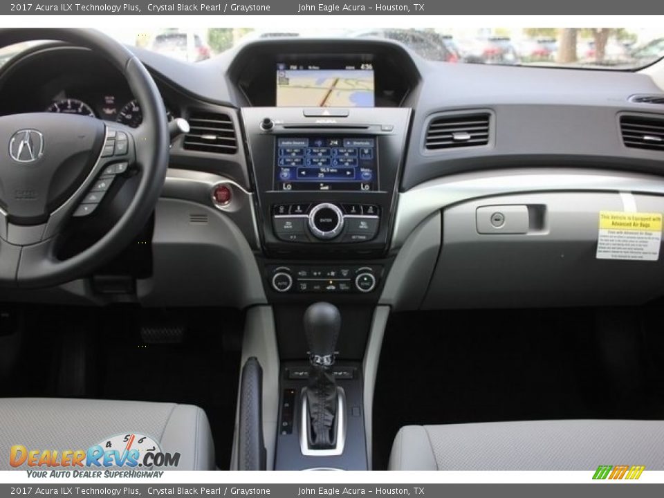 2017 Acura ILX Technology Plus Crystal Black Pearl / Graystone Photo #31