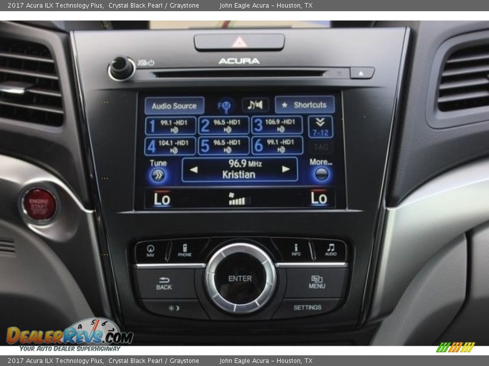 2017 Acura ILX Technology Plus Crystal Black Pearl / Graystone Photo #33