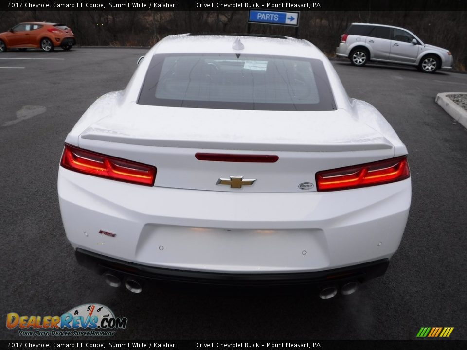 2017 Chevrolet Camaro LT Coupe Summit White / Kalahari Photo #10