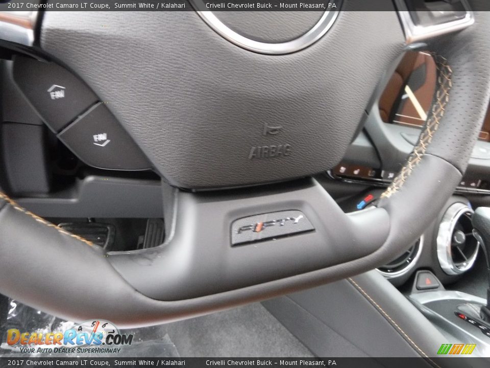 2017 Chevrolet Camaro LT Coupe Summit White / Kalahari Photo #16