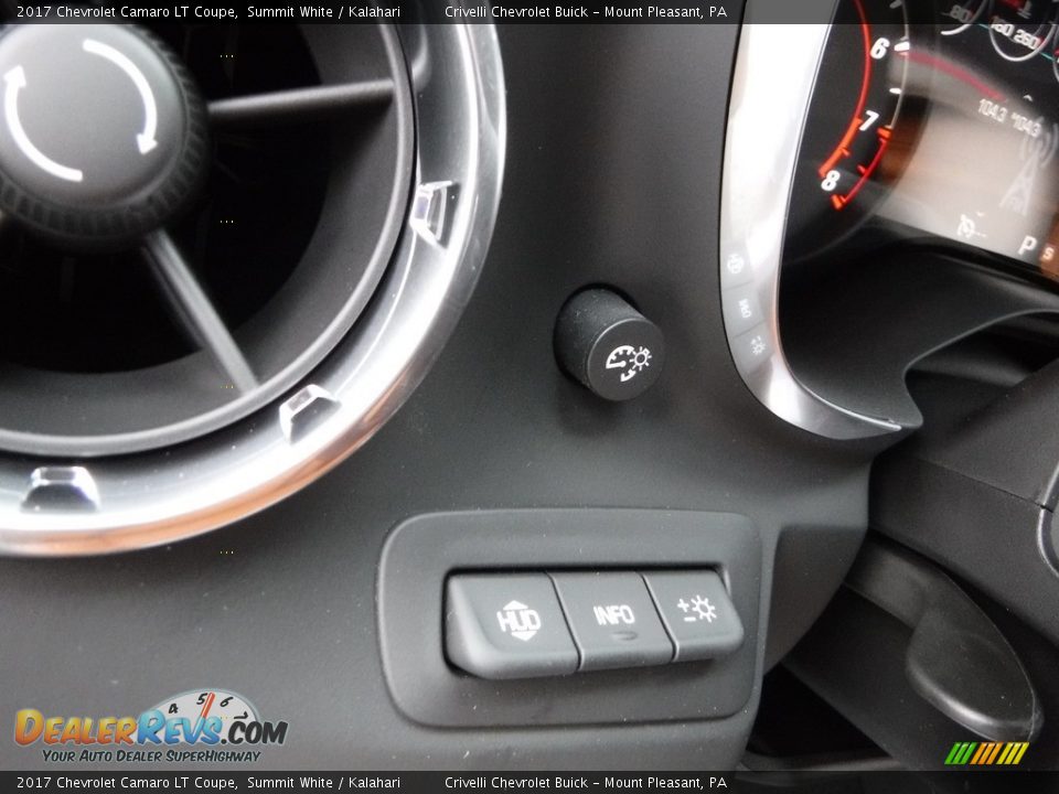 2017 Chevrolet Camaro LT Coupe Summit White / Kalahari Photo #17