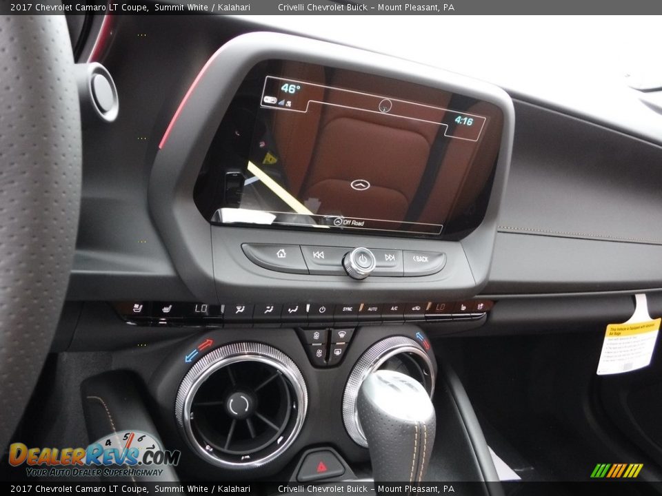 2017 Chevrolet Camaro LT Coupe Summit White / Kalahari Photo #21