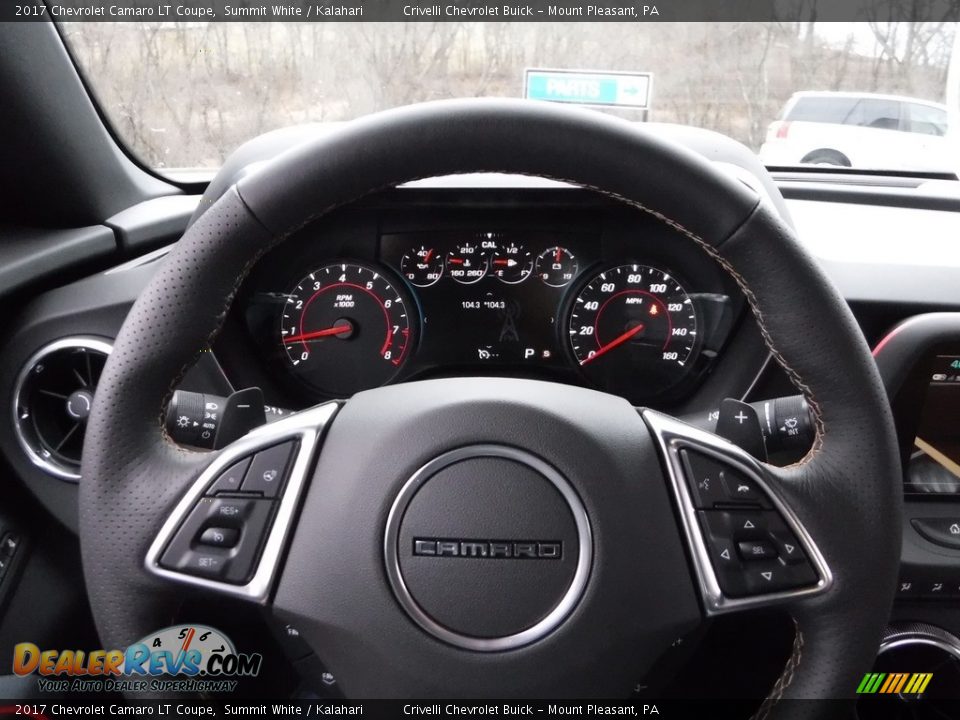 2017 Chevrolet Camaro LT Coupe Summit White / Kalahari Photo #26