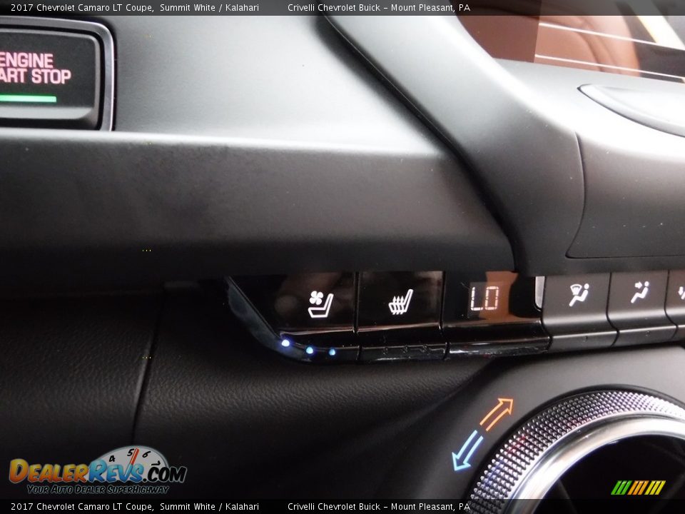 2017 Chevrolet Camaro LT Coupe Summit White / Kalahari Photo #29
