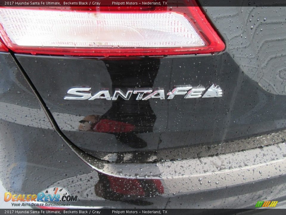 2017 Hyundai Santa Fe Ultimate Becketts Black / Gray Photo #13