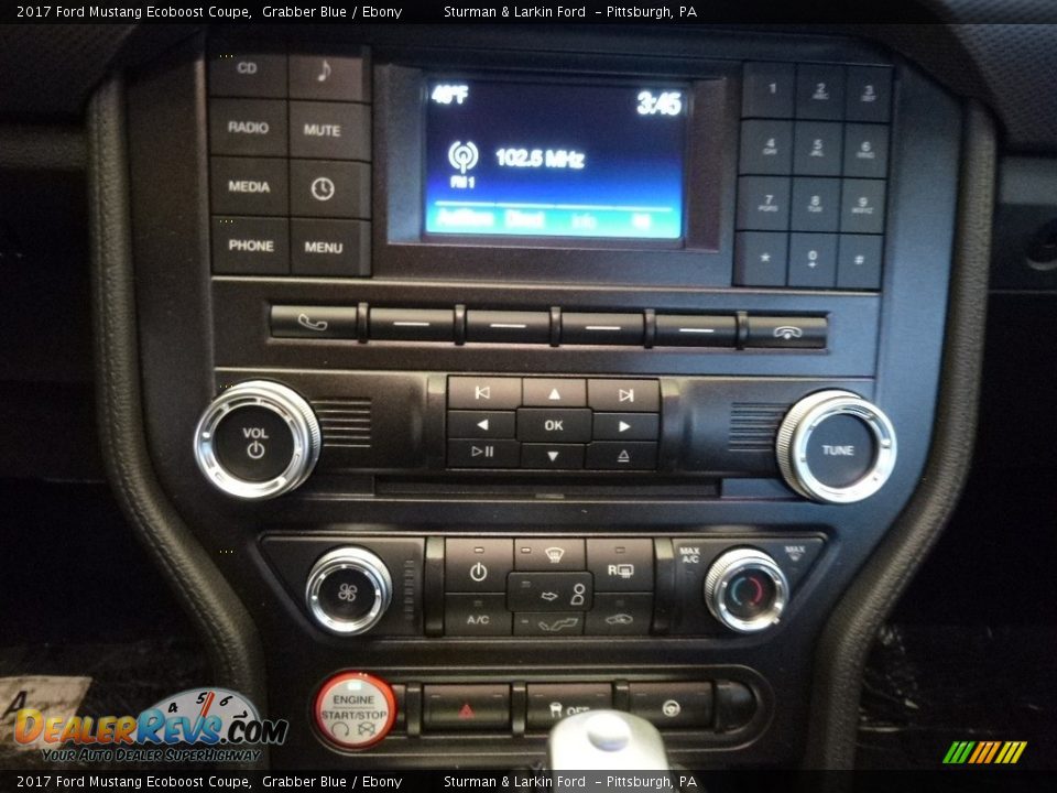 Controls of 2017 Ford Mustang Ecoboost Coupe Photo #15