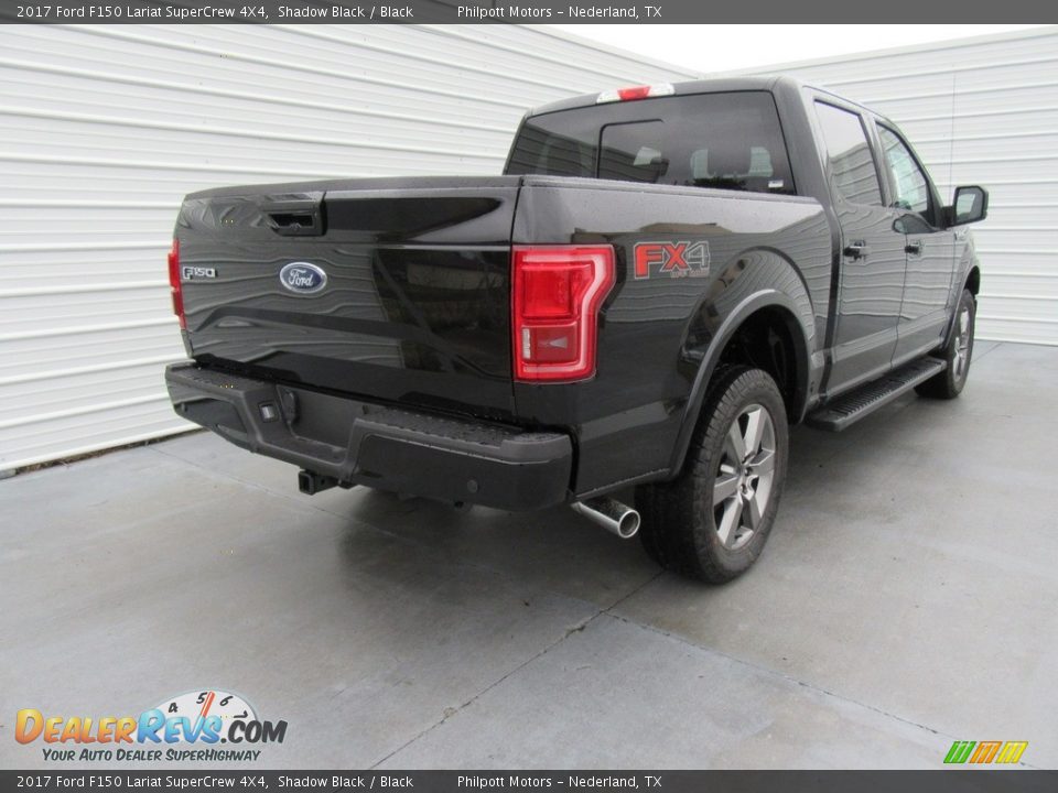 2017 Ford F150 Lariat SuperCrew 4X4 Shadow Black / Black Photo #4