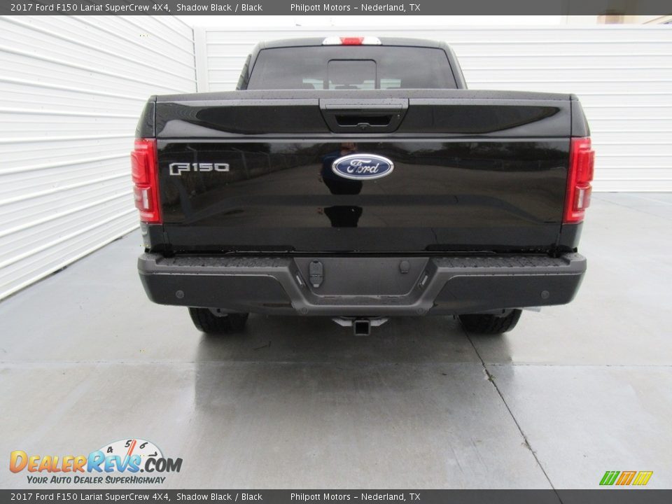2017 Ford F150 Lariat SuperCrew 4X4 Shadow Black / Black Photo #5