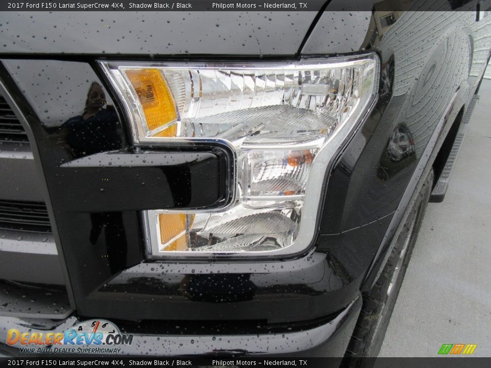 2017 Ford F150 Lariat SuperCrew 4X4 Shadow Black / Black Photo #9