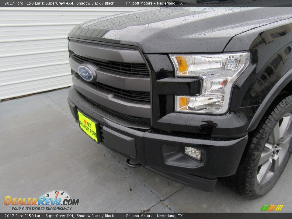 2017 Ford F150 Lariat SuperCrew 4X4 Shadow Black / Black Photo #10