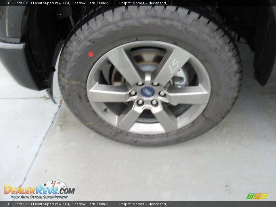 2017 Ford F150 Lariat SuperCrew 4X4 Shadow Black / Black Photo #11