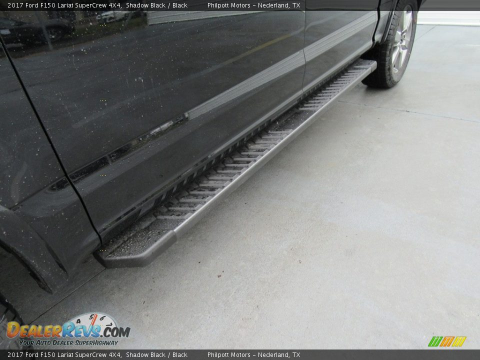2017 Ford F150 Lariat SuperCrew 4X4 Shadow Black / Black Photo #12