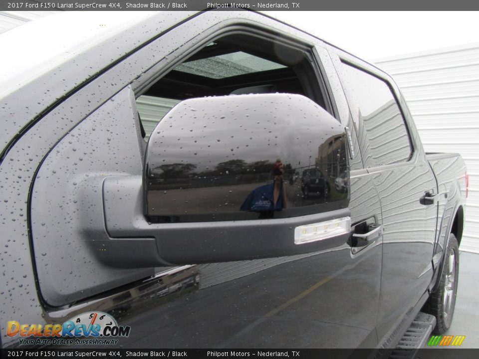 2017 Ford F150 Lariat SuperCrew 4X4 Shadow Black / Black Photo #13
