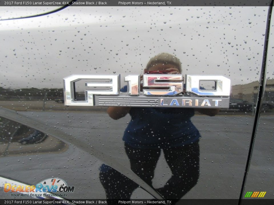 2017 Ford F150 Lariat SuperCrew 4X4 Shadow Black / Black Photo #14