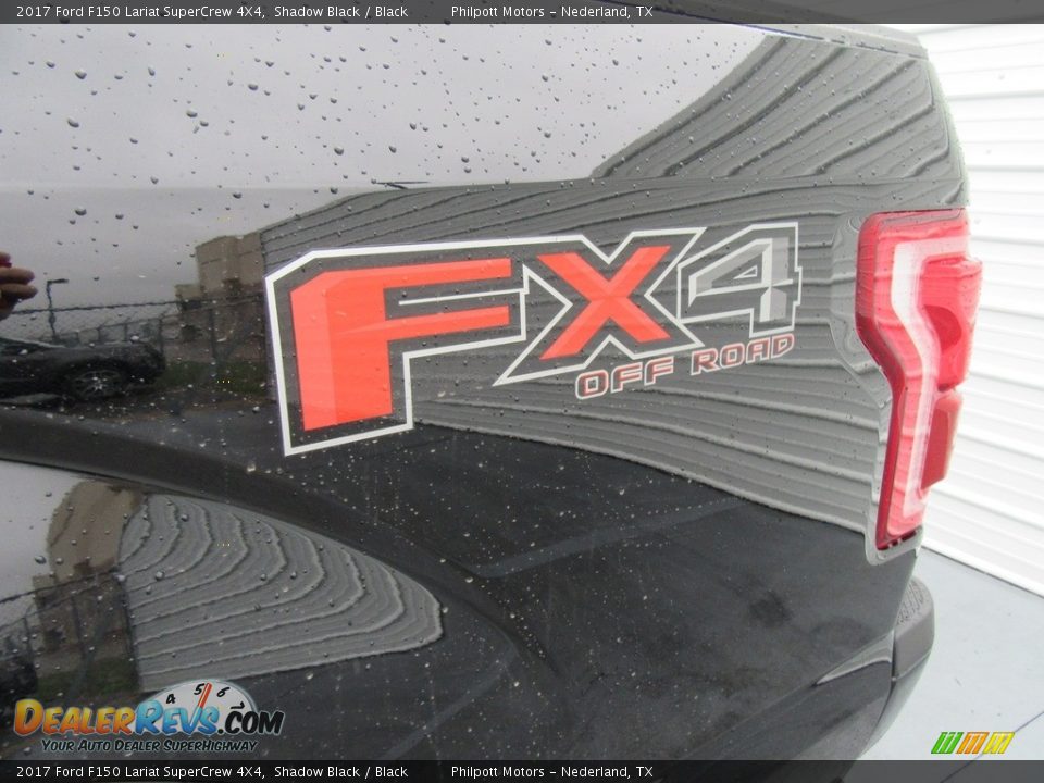 2017 Ford F150 Lariat SuperCrew 4X4 Shadow Black / Black Photo #15