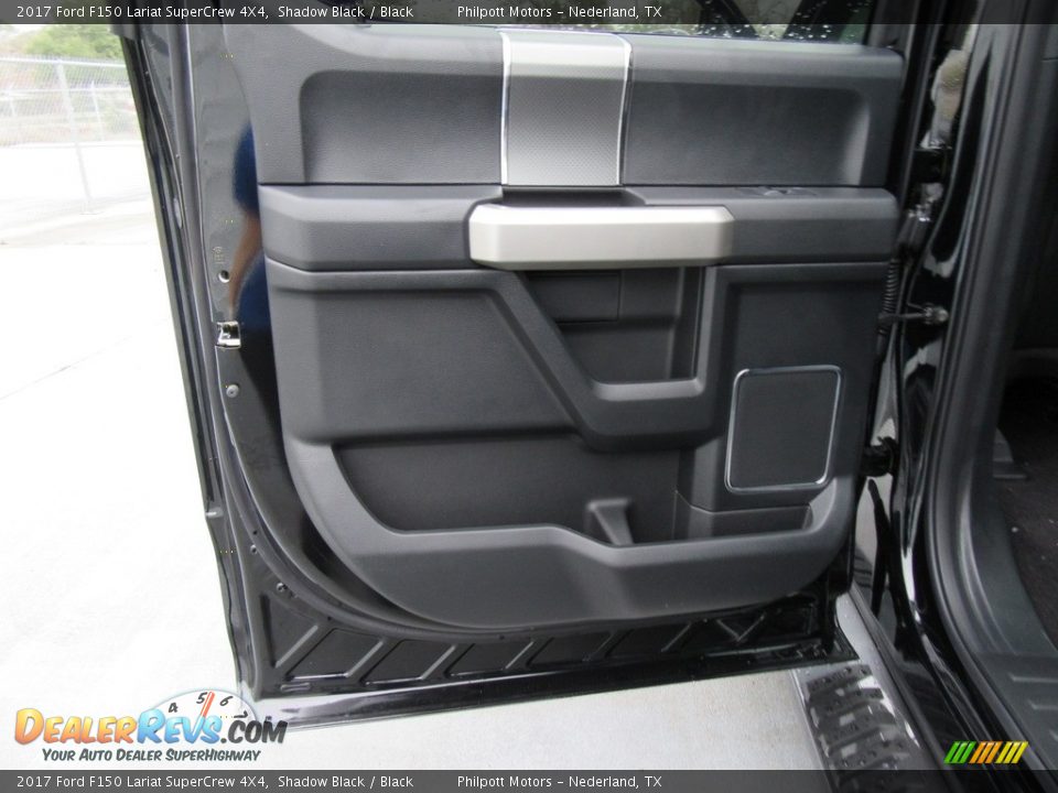 2017 Ford F150 Lariat SuperCrew 4X4 Shadow Black / Black Photo #17