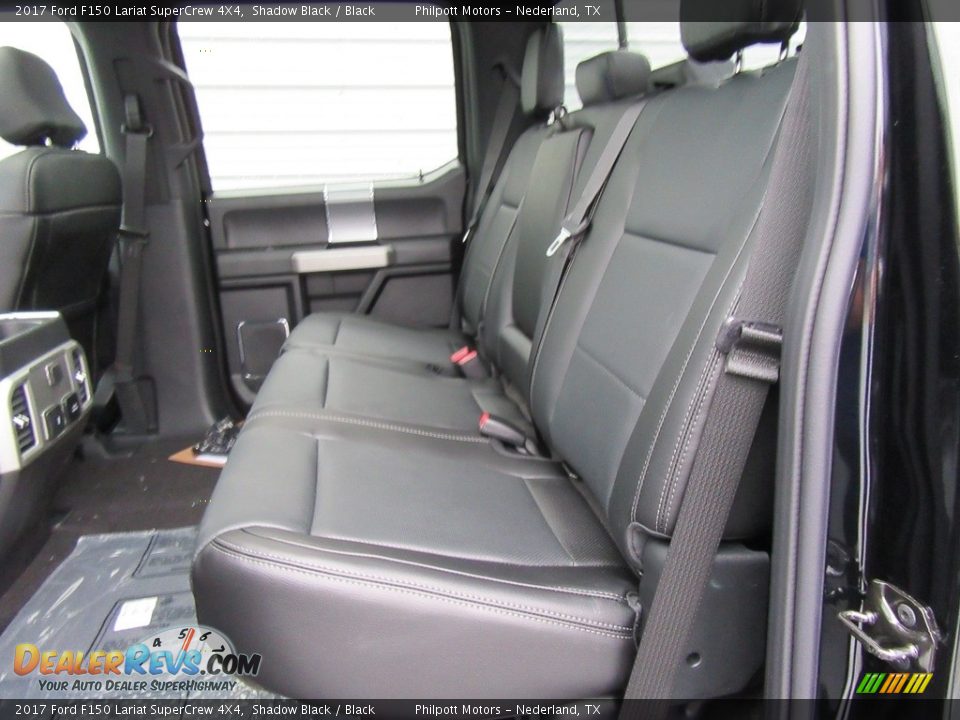 2017 Ford F150 Lariat SuperCrew 4X4 Shadow Black / Black Photo #18