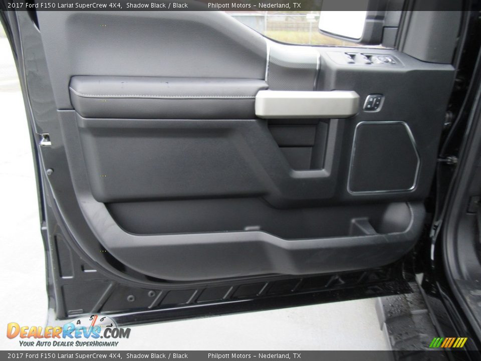 2017 Ford F150 Lariat SuperCrew 4X4 Shadow Black / Black Photo #19