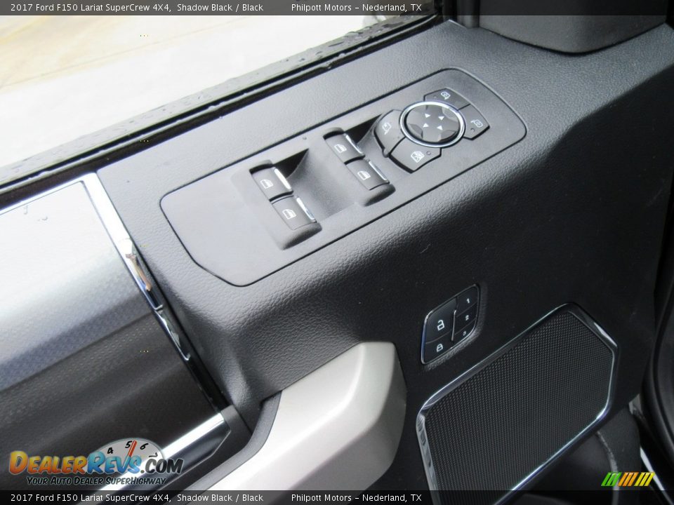 2017 Ford F150 Lariat SuperCrew 4X4 Shadow Black / Black Photo #20