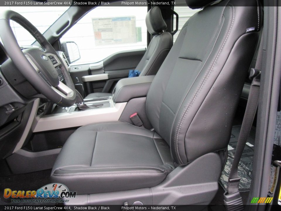 2017 Ford F150 Lariat SuperCrew 4X4 Shadow Black / Black Photo #21
