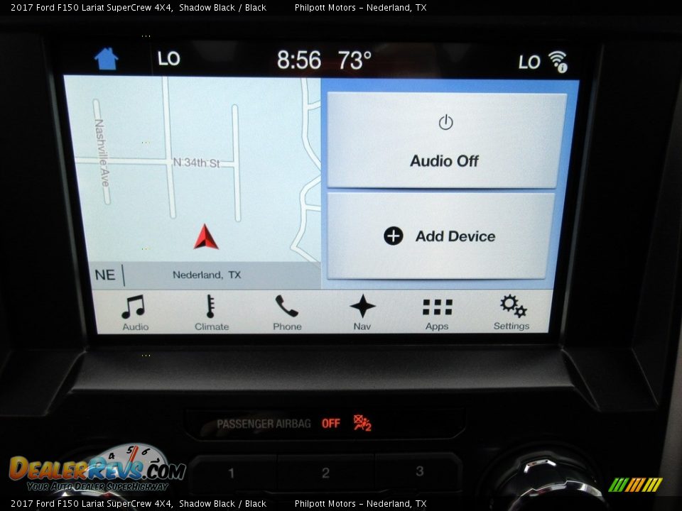 2017 Ford F150 Lariat SuperCrew 4X4 Shadow Black / Black Photo #26