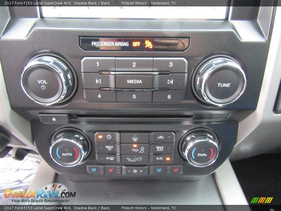 2017 Ford F150 Lariat SuperCrew 4X4 Shadow Black / Black Photo #27