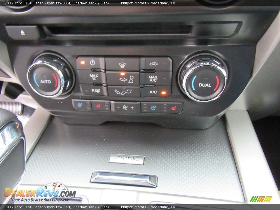 2017 Ford F150 Lariat SuperCrew 4X4 Shadow Black / Black Photo #28