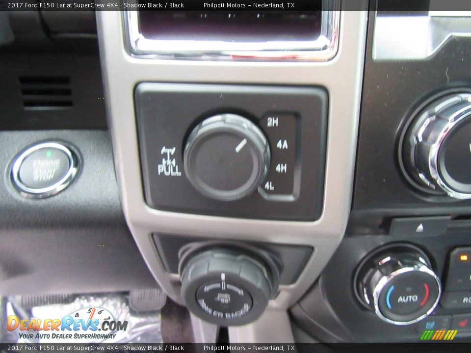 2017 Ford F150 Lariat SuperCrew 4X4 Shadow Black / Black Photo #29