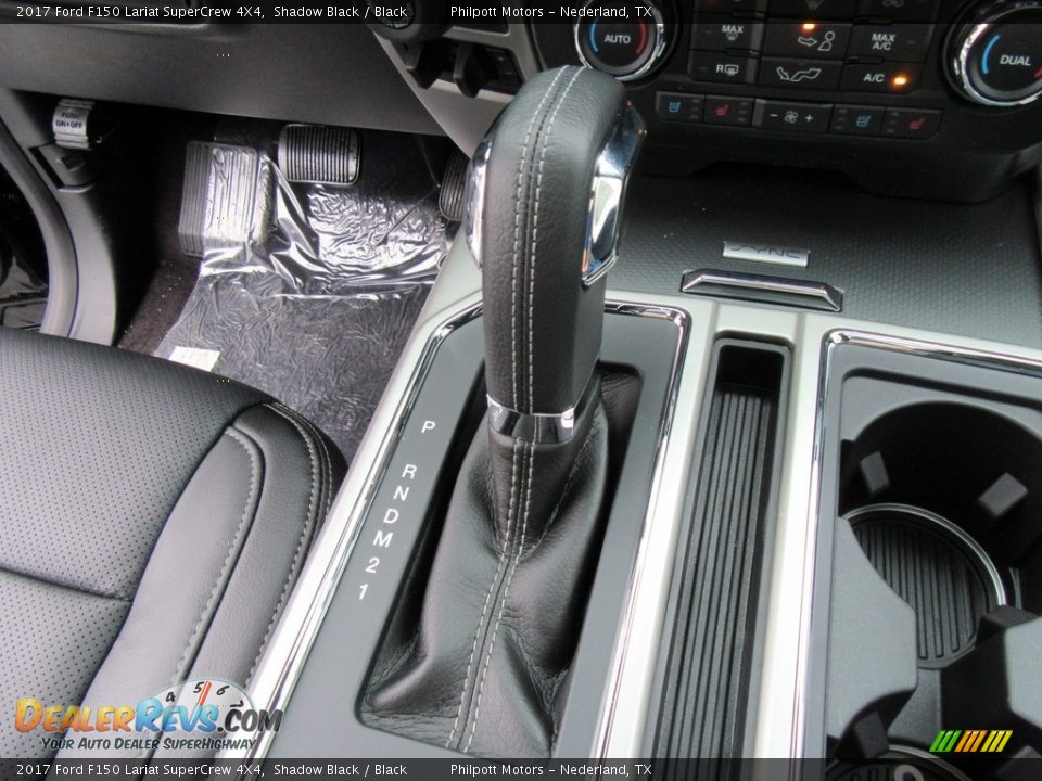 2017 Ford F150 Lariat SuperCrew 4X4 Shadow Black / Black Photo #31
