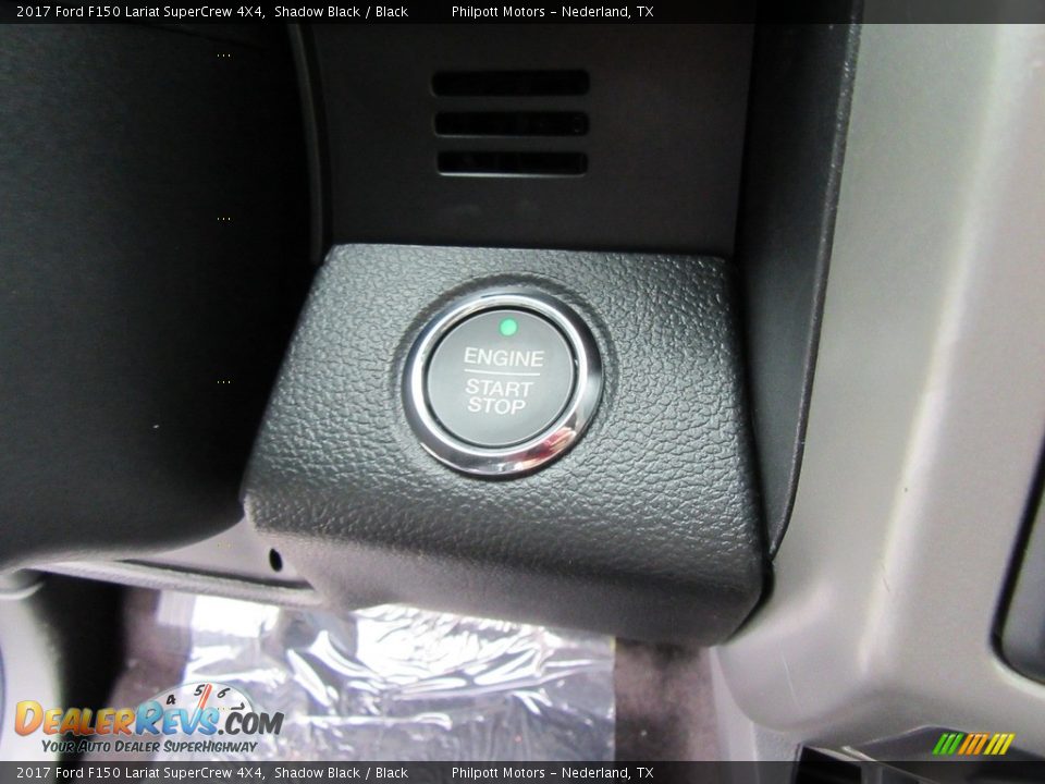 2017 Ford F150 Lariat SuperCrew 4X4 Shadow Black / Black Photo #32