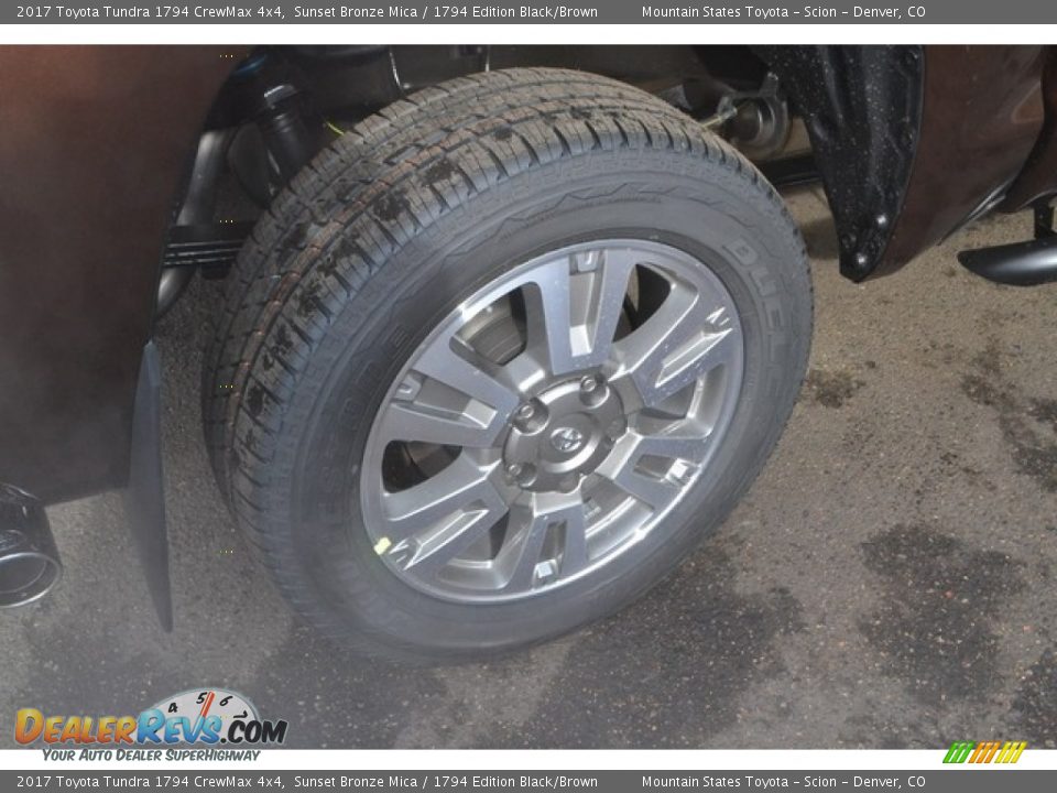 2017 Toyota Tundra 1794 CrewMax 4x4 Sunset Bronze Mica / 1794 Edition Black/Brown Photo #9