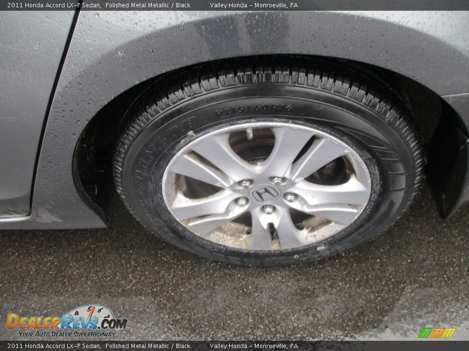 2011 Honda Accord LX-P Sedan Polished Metal Metallic / Black Photo #3
