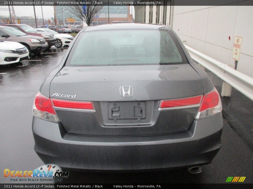 2011 Honda Accord LX-P Sedan Polished Metal Metallic / Black Photo #5