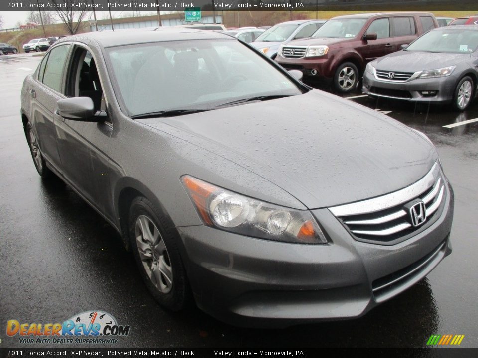 2011 Honda Accord LX-P Sedan Polished Metal Metallic / Black Photo #7