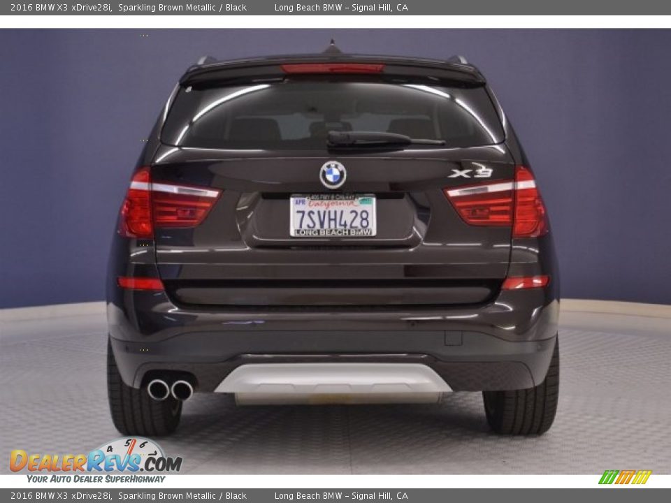 2016 BMW X3 xDrive28i Sparkling Brown Metallic / Black Photo #6