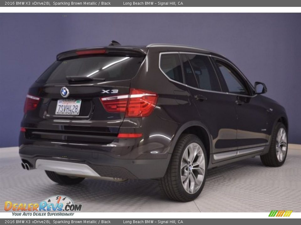 2016 BMW X3 xDrive28i Sparkling Brown Metallic / Black Photo #7