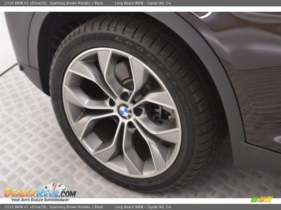 2016 BMW X3 xDrive28i Sparkling Brown Metallic / Black Photo #9