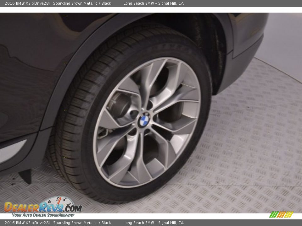 2016 BMW X3 xDrive28i Sparkling Brown Metallic / Black Photo #10