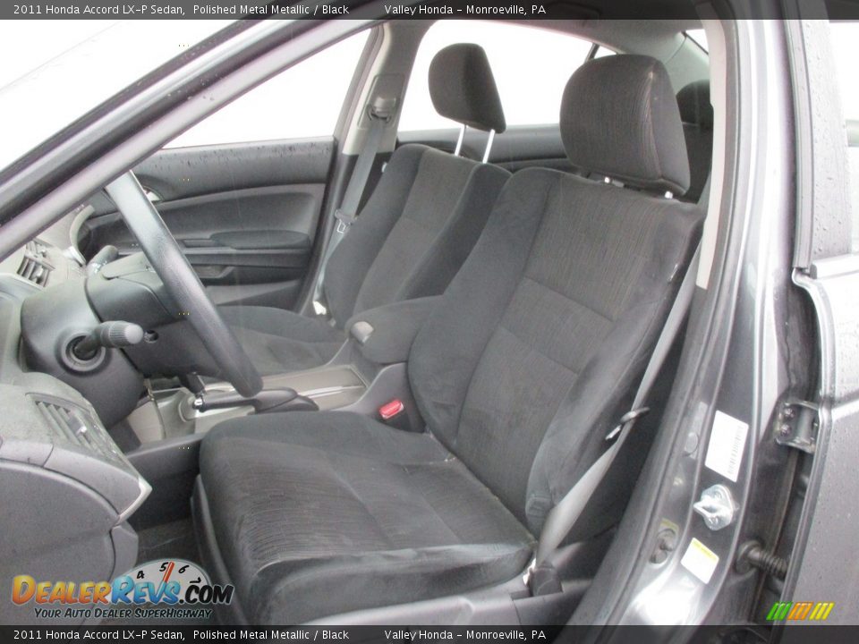 2011 Honda Accord LX-P Sedan Polished Metal Metallic / Black Photo #11