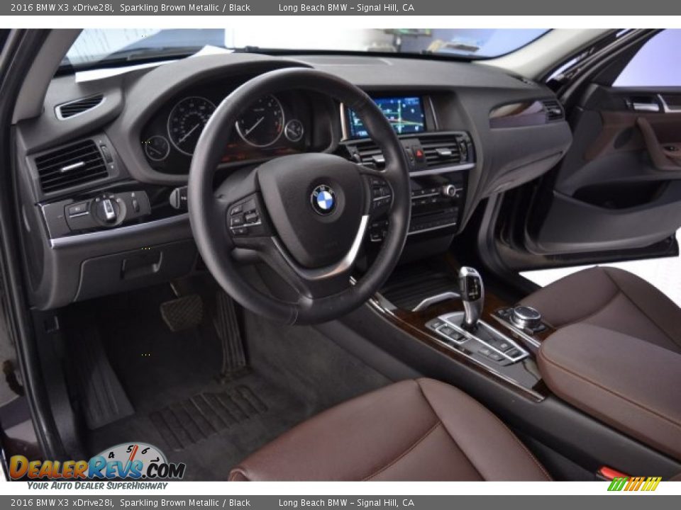 2016 BMW X3 xDrive28i Sparkling Brown Metallic / Black Photo #12