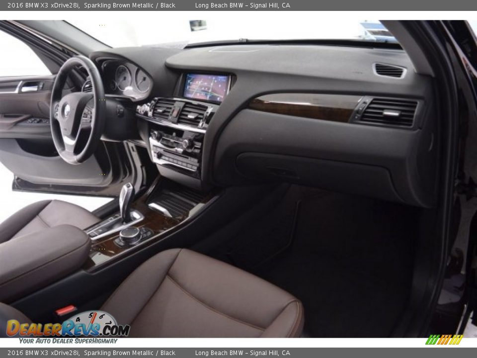 2016 BMW X3 xDrive28i Sparkling Brown Metallic / Black Photo #17