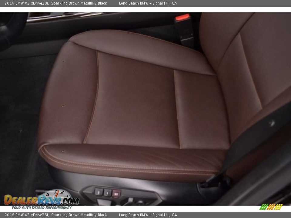 2016 BMW X3 xDrive28i Sparkling Brown Metallic / Black Photo #22