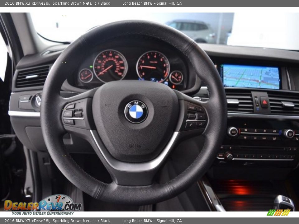 2016 BMW X3 xDrive28i Sparkling Brown Metallic / Black Photo #30